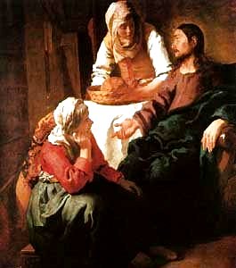 Jesus & Martha-Mary